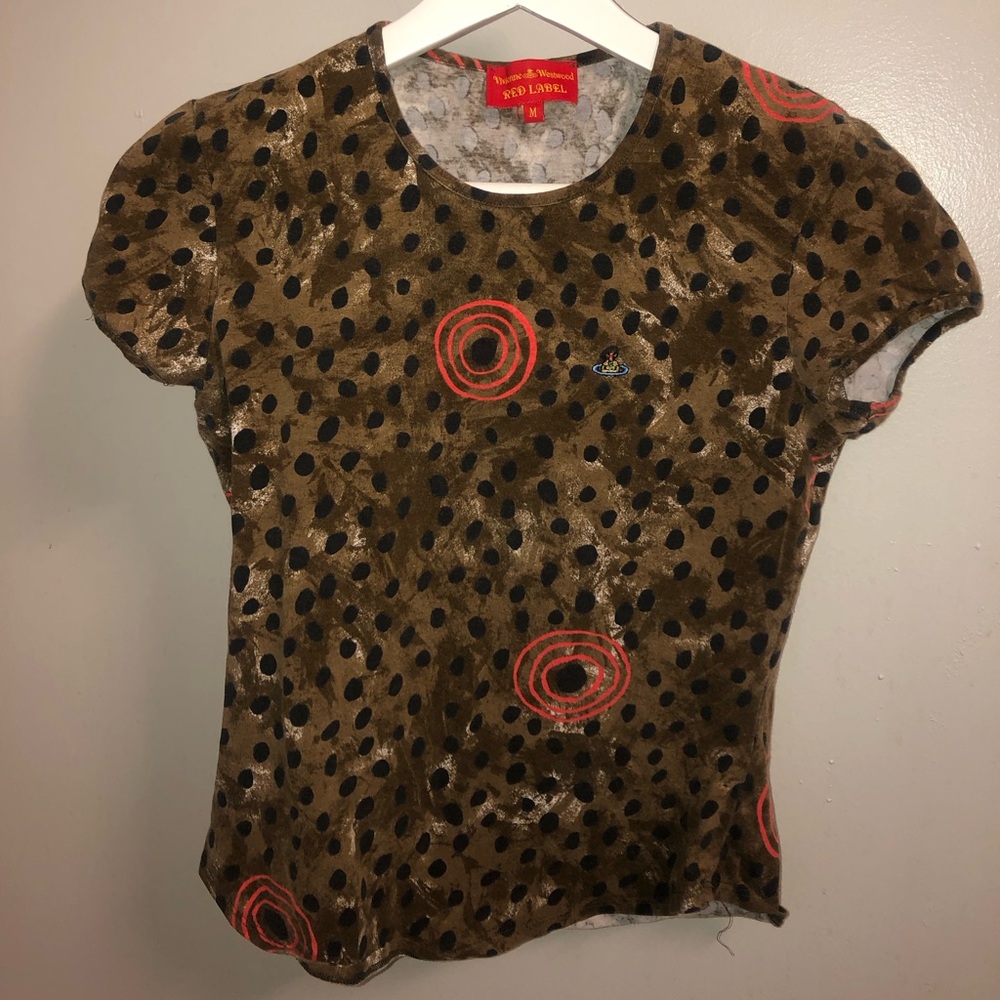 Vivienne Westwood Red Label Spiral Fitted T-Shirt